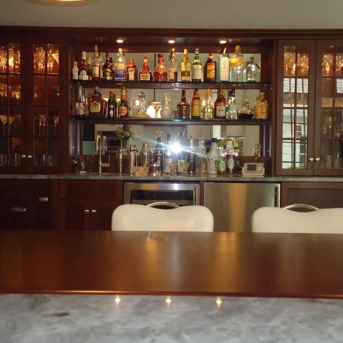 Custom Basement Bar