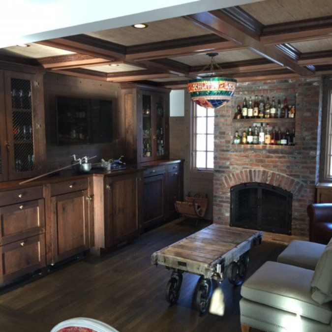 Custom Basement Bar