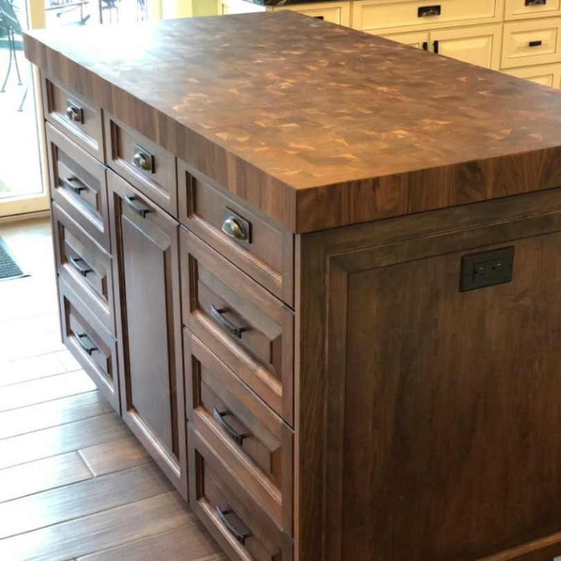 custom kitchen island