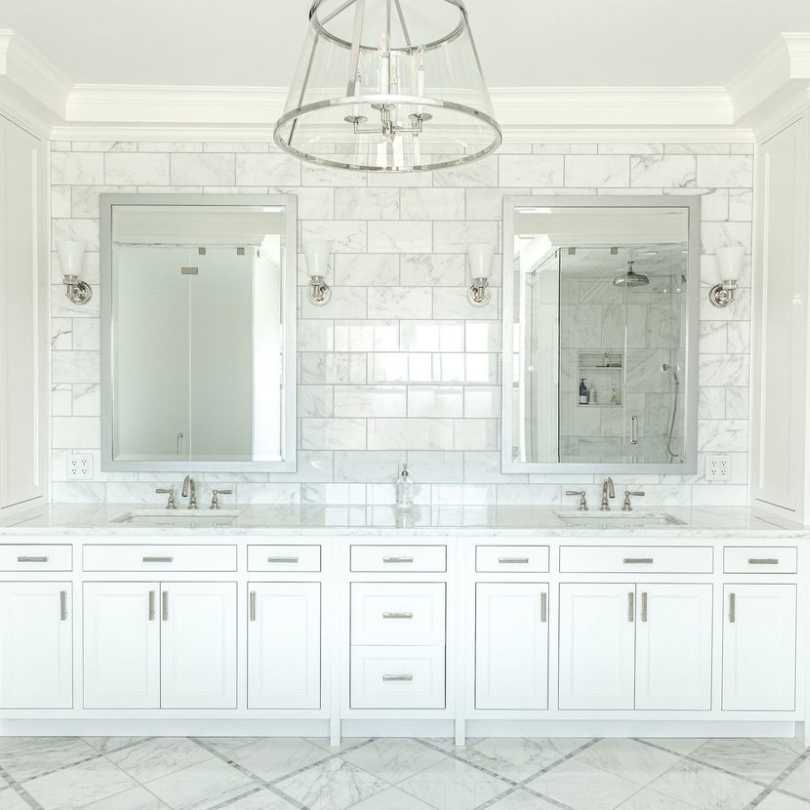 Custom master bathroom